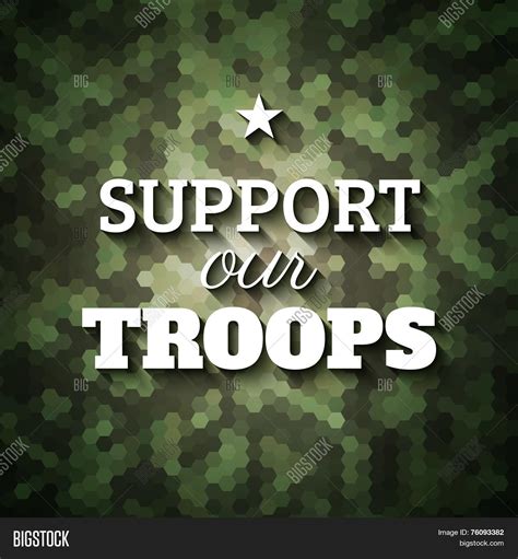 support  troops vector photo  trial bigstock