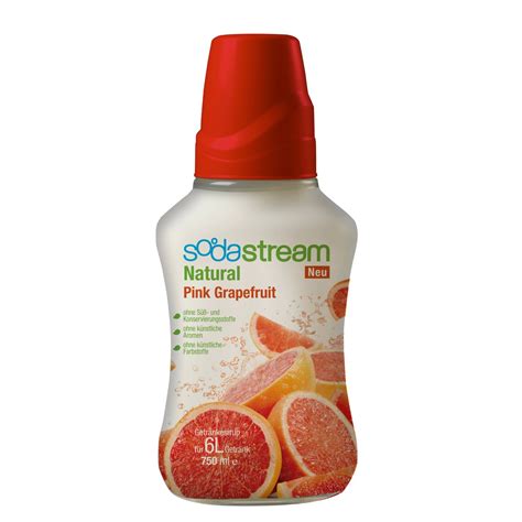 sodastream sirup natural pink grapefruit  ml kaufen bei obi