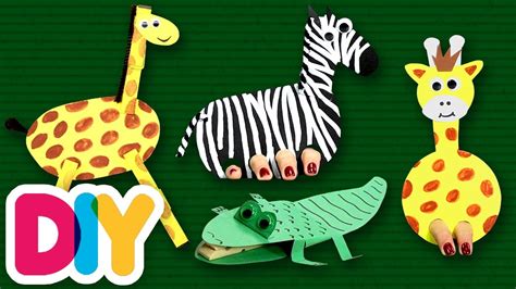 exciting jungle animals crafts  parents fast  easy diy labs