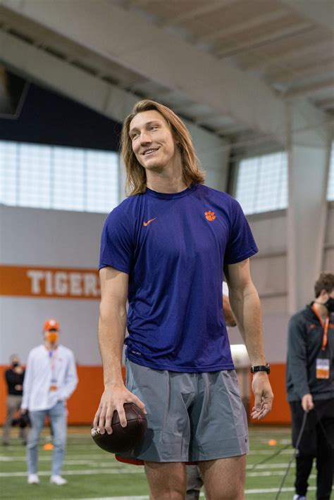 scenes from trevor lawrence s pro day clemson tigers official