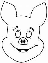 Pig Face Clipartbest Coloring Clip Clipart sketch template