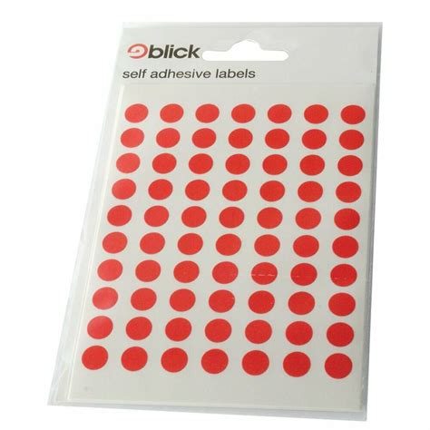 adhesive labels mm red