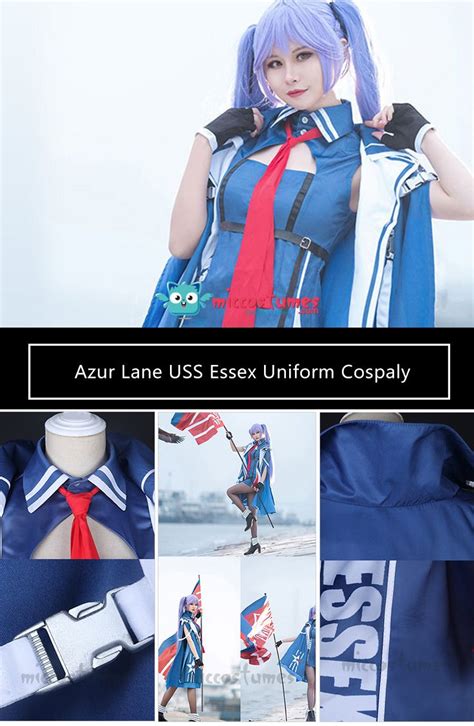 Azur Lane Uss Essex Uniform Cospaly Costume Outfits