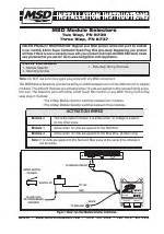 msd   step module selector installation user manual  pages