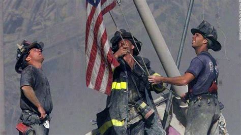 Iconic Image Of 9 11 Flag Raising