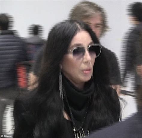 Cher 73 Makes A Low Key Arrival At Sydney Airport After Mystery Nine