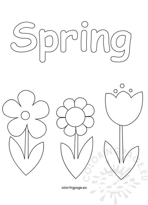 spring coloring pages  kids coloring page