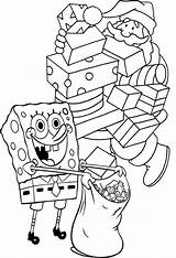 Coloring Spongebob Coloringhome sketch template