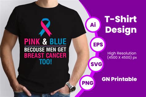 1 men get breast cancer too designs and graphics