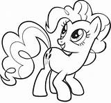 Pinkie Little Colouring Clipartmag Friendship sketch template