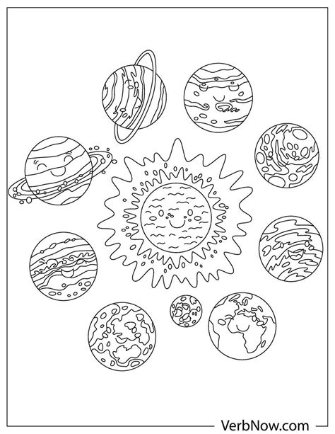 sun coloring page solar system coloring pages planet coloring