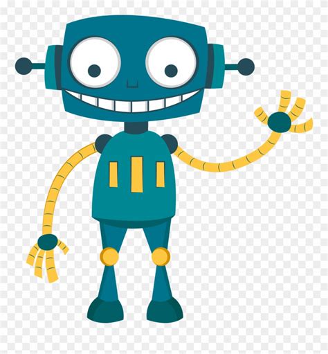 Vector Robotics Happy Robot Happy Clipart 912154