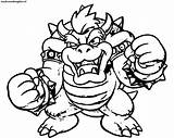 Bowser Coloring Mario Pages Dry Super Baby Paper Para Colouring Bros Color Kart Print Printable Castle Jr Getdrawings Driving Getcolorings sketch template
