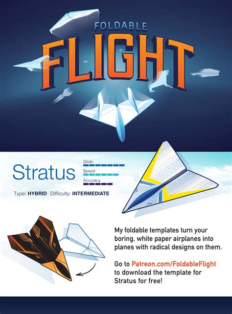 incredible paper airplanes  printable templates  foldable