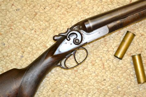 eclipse gun  belgium sawed  shotgun hammers   bbls antique