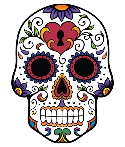 mexican skull clipart    clipartmag