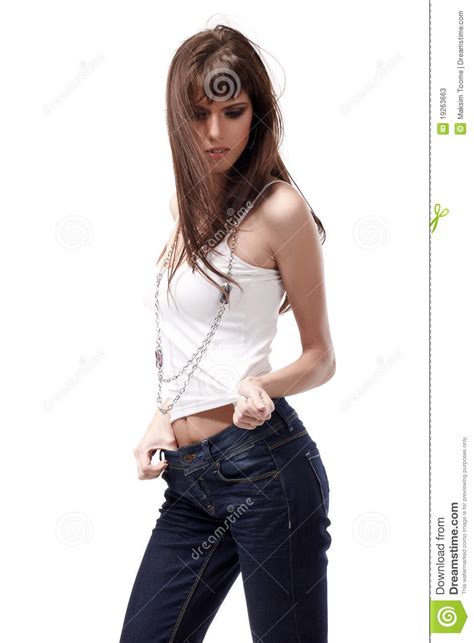 babe stock image image of gold beautiful fashion jeans