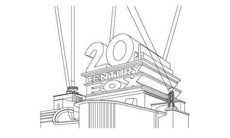 century fox coloring pages sketch coloring page