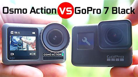 dji osmo action  gopro  black whats    action camera youtube