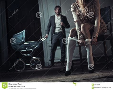 woman seduces her husband stock image image 22836391