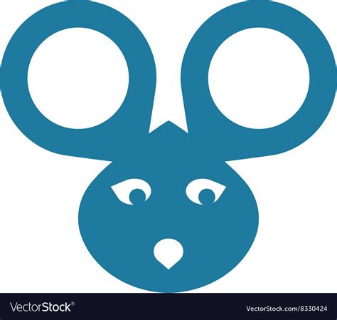 mouse head royalty  vector image vectorstock