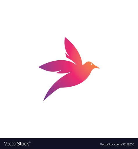 bird logo royalty  vector image vectorstock