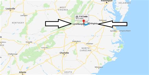 Where Is Lynchburg Virginia Va Located Map What County Is Lynchburg