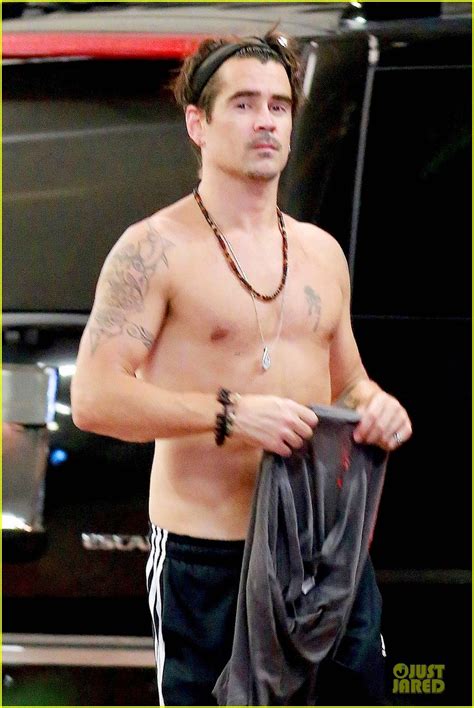 Colin Farrell Goes Shirtless After West Hollywood Lunch Photo 3145081