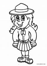 Scout Coloring Girl Pages Printable Scouts Daisy Cool2bkids Law Kids Choose Board sketch template