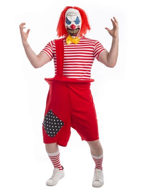 creepy killer clown costume