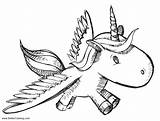 Alicorn Pages Coloring Sketch Printable Adults Kids sketch template