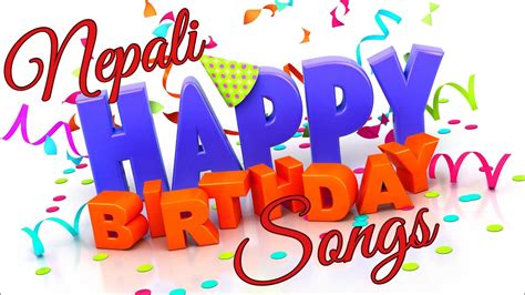 Nepali Happy Birthday Song Youtube