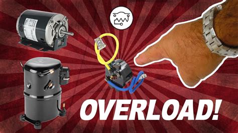 electric motor overload protectors work   test  youtube
