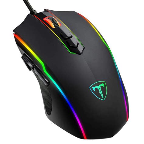 pictek gaming mouse wired rgb chroma backlit gaming mouse