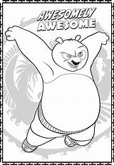 Panda Kung Fu Coloring Pages Kids Po Dreamworks Printable Colouring Tigress Animation Activity Library Bestcoloringpagesforkids Books sketch template
