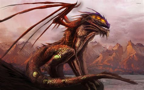 scary dragon wallpapers top  scary dragon backgrounds