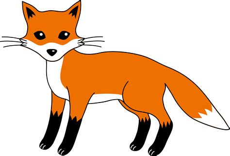 cartoon fox  clipart