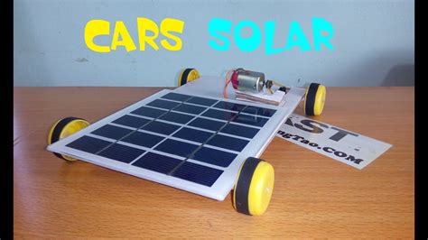 tutorial cars powered  solar energy    car solar