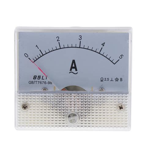 pcs amperemetre plage mesure  ac amperemetre analogique tableau gauge cdiscount maison