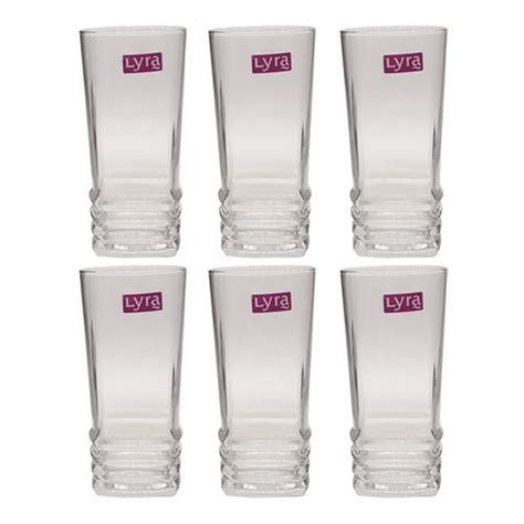 Buy Lyra Water Juice Glass Elegan Long Online At Best Price Of Rs
