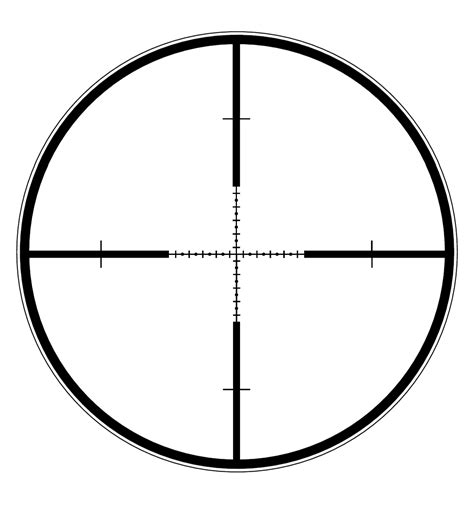 angle symmetry reticle telescopic sight military hq png image