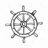 Wheel Ship Steering Clipartmag Drawing sketch template