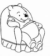 Winnie Coloring Pages Heffalump Pooh Popular sketch template