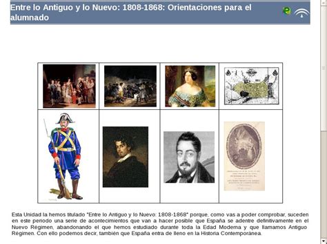 Entre Lo Antiguo Y Lo Nuevo 1808 1868 Elementos Comunes De La Unidad
