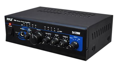 amazoncom pyle home pta mini  watt stereo power amplifier  auxcd input home audio