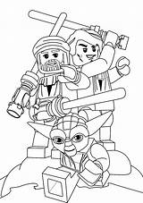 Coloring Pages Jedi Last Wars Star Getcolorings sketch template