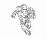 Ironman Netart sketch template