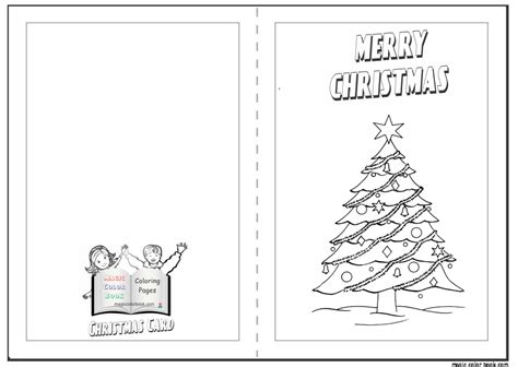 colouring pages christmas cards coloringpages