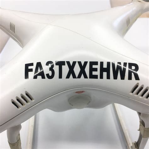 drone number stickers  faa compliance removable  lightweight