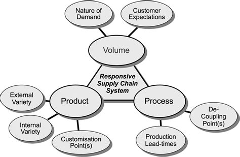 conceptual model   responsive supply chain system